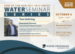 Water Seminar Series Flyer