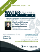 Water Seminar Series Flyer